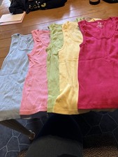 Qty 5 New Girls Children  s Tank Top Undershirt Size S/CH