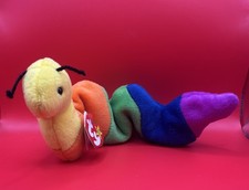Ty Beanie Babies Inch The Inchworm Plush Style 4044