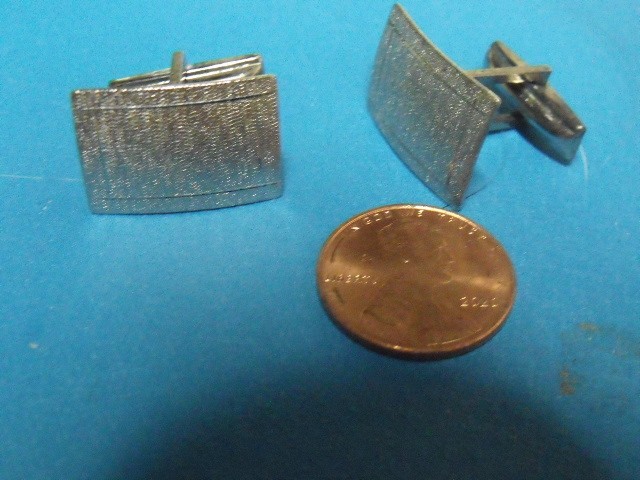 ANTIQUE RECTANGULAR ART DECO STERLING SILVER CUFF… - image 4