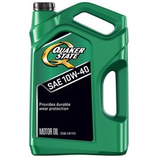 Quaker State Motor Oil, 10W-40, 5 Quart 5 Quart, Amber/Brown  27.15 per gallon