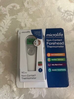 Microlife Non-Contact Forehead Thermometer 3 Seconds NC 200-  Brand New