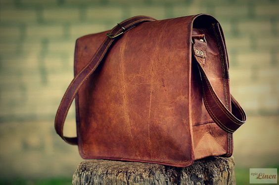 Piel Hombre Real Vintage Portátil Bandolera Completo Aleta Maletín Bolsa Cartera