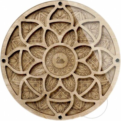 Plywood Bead Organizer Multiple cells Needlework storage organizer