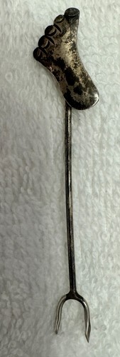 Piede Stick Argento Sterling 925 (3 grammi) & Braccialetto Orso 7" (11 grammi) - Foto 5 di 10