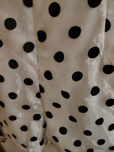 Ladies Missguided UK 12 Organza Polka Milkmaid Playsuit Bnwt White - Picture 16 of 16