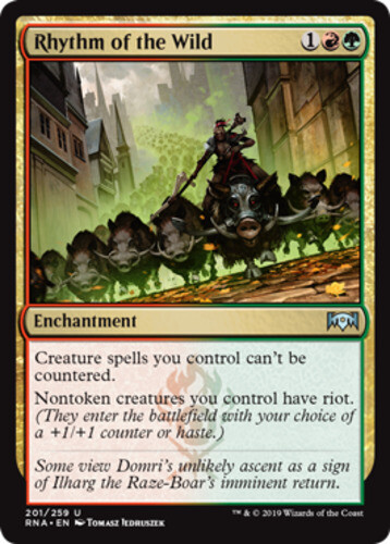 Rhythm of the Wild · Ravnica Allegiance (RNA) #201 · Scryfall Magic