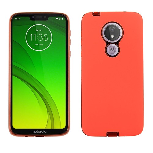 For Motorola G7 Power | Supra - Rubberized Rugged Slim Cover Case w/Chrome Edge - Picture 17 of 31