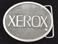 Xerox Printing Digital Equipment Company Vintage Belt Buckle