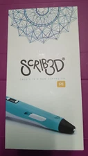 SCRIB3D P1 3D Printing Pen Includes 3D Pen, 3 Starter Colors, Adapter - Open Box