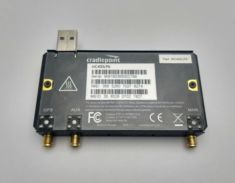 Cradlepoint Modem MC400LP6 4G LTE Advanced 300 Mbps - Image 3 of 4