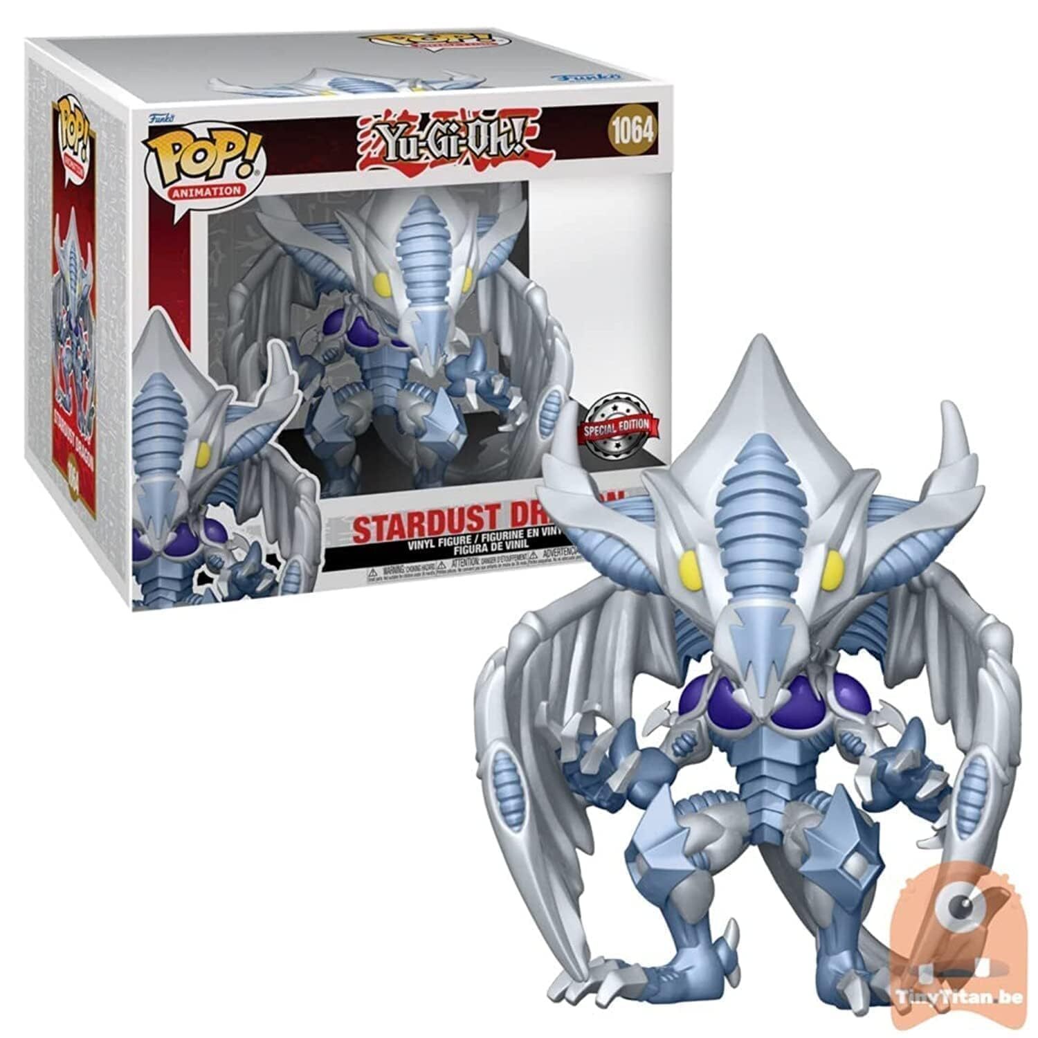 Funko Pop! Animation: Yu-Gi-Oh - 6 Inch Stardust Dragon #1064 Exclusive