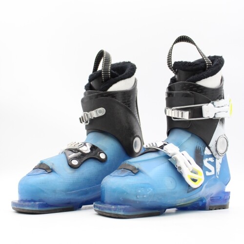 Scarponi da sci bambino Salomon T2 taglia 3 Mondo 21 usati