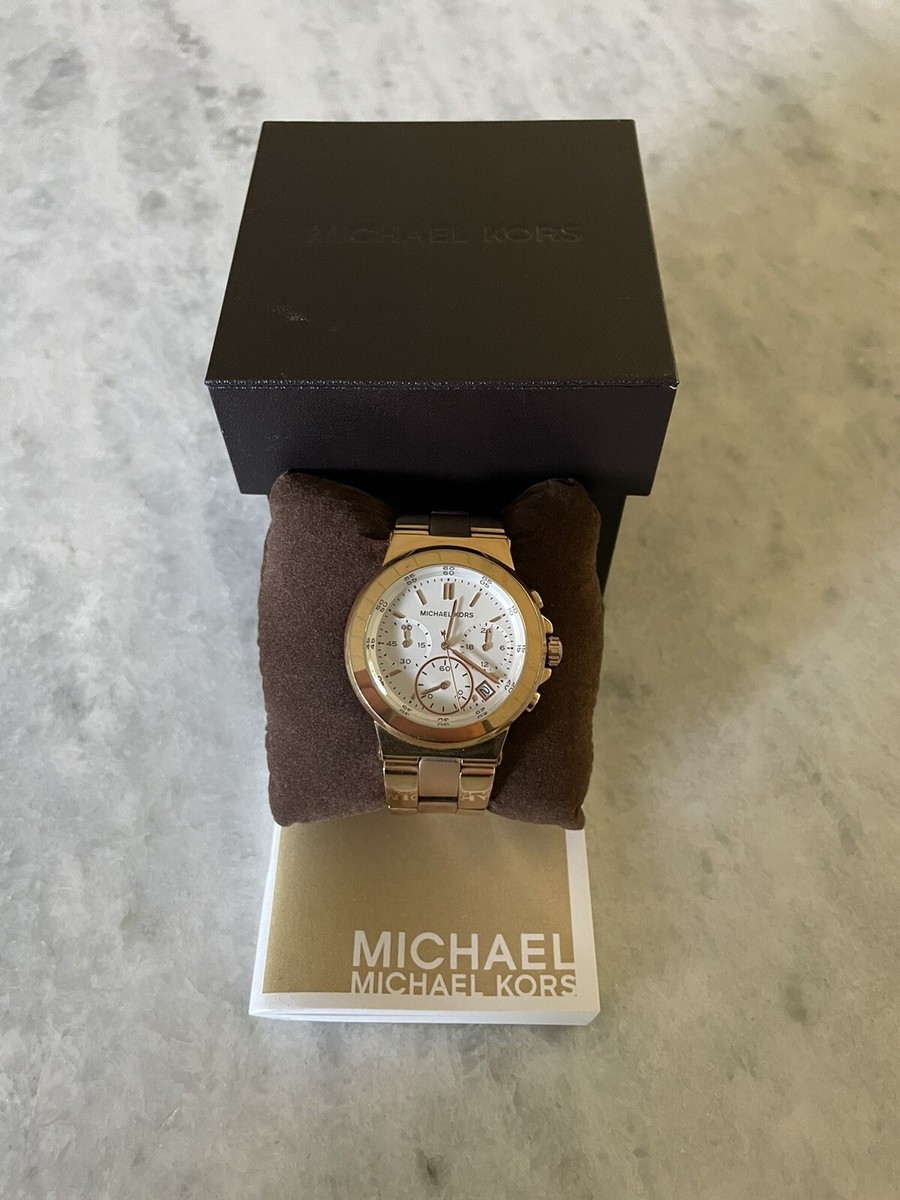 Michael Kors Rose Gold Runway Chronograph Watch MK 5223 | eBay display picture 1