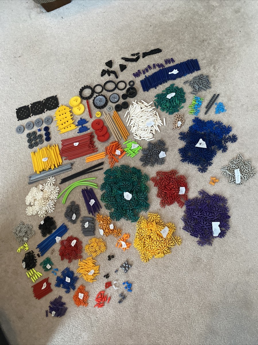 Knex Briefcase with Assorted Mini and Regular Pieces - Approx 1935