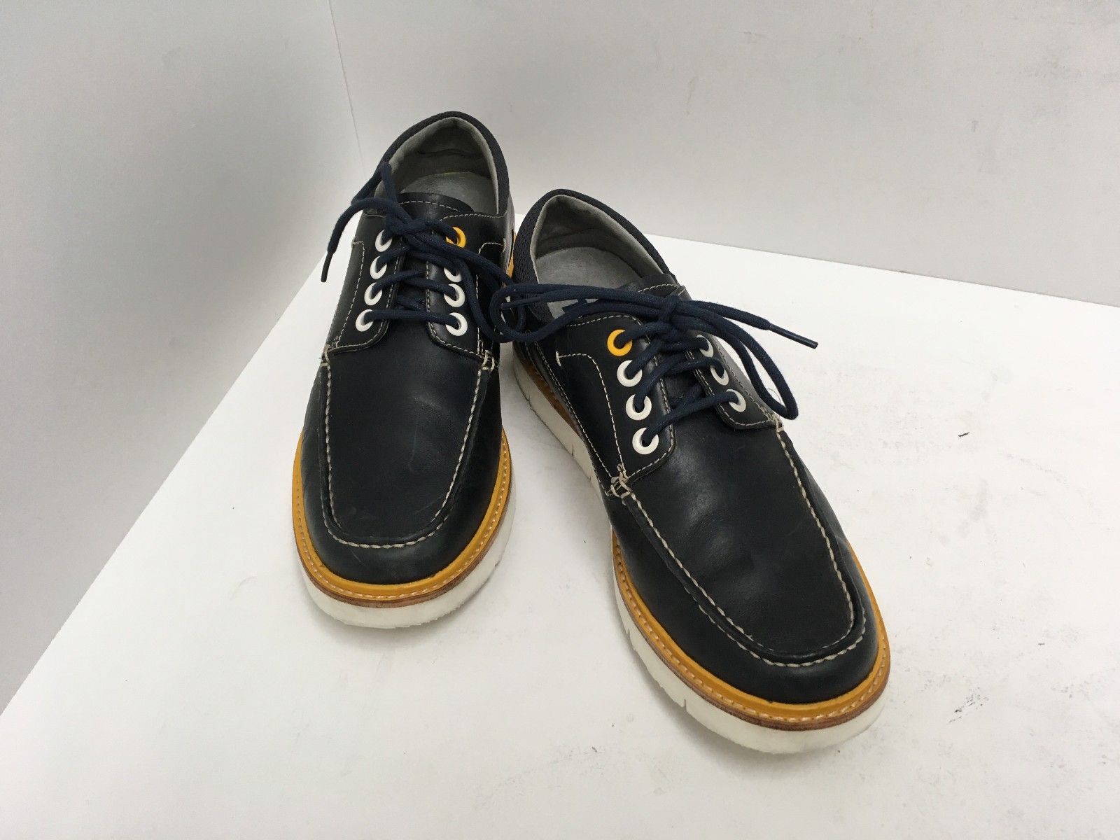 SAOLA TSUBO Porter Derby scarpa stringata tomaia in pelle suola artificiale blu navy uomo taglia 7 5M