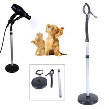 Retractable Hair Dryer Stand Holder Hands-Free 360  Vertical Blow Dryer Mount US