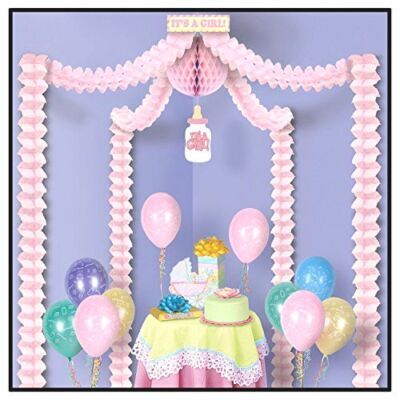 It's A Girl Party Canopy Party Accessory (1 count) (1/Pkg)