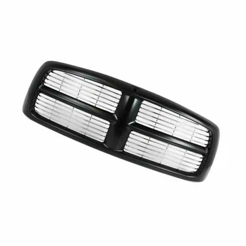 NEW FRONT GRILLE BLACK PLASTIC FOR 2002-2005 DODGE RAM 1500 2500 3500 CH1200259 - Image 4 of 4