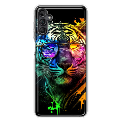 For Samsung Galaxy A54 5G Shockproof Neon Rainbow Swag Tiger Case