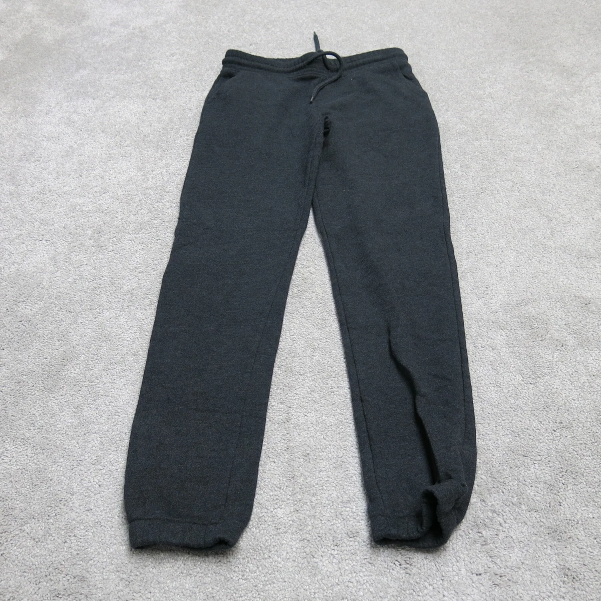 Divided H M Womens Activewear Jogger Pants Drawstring Waist Logo