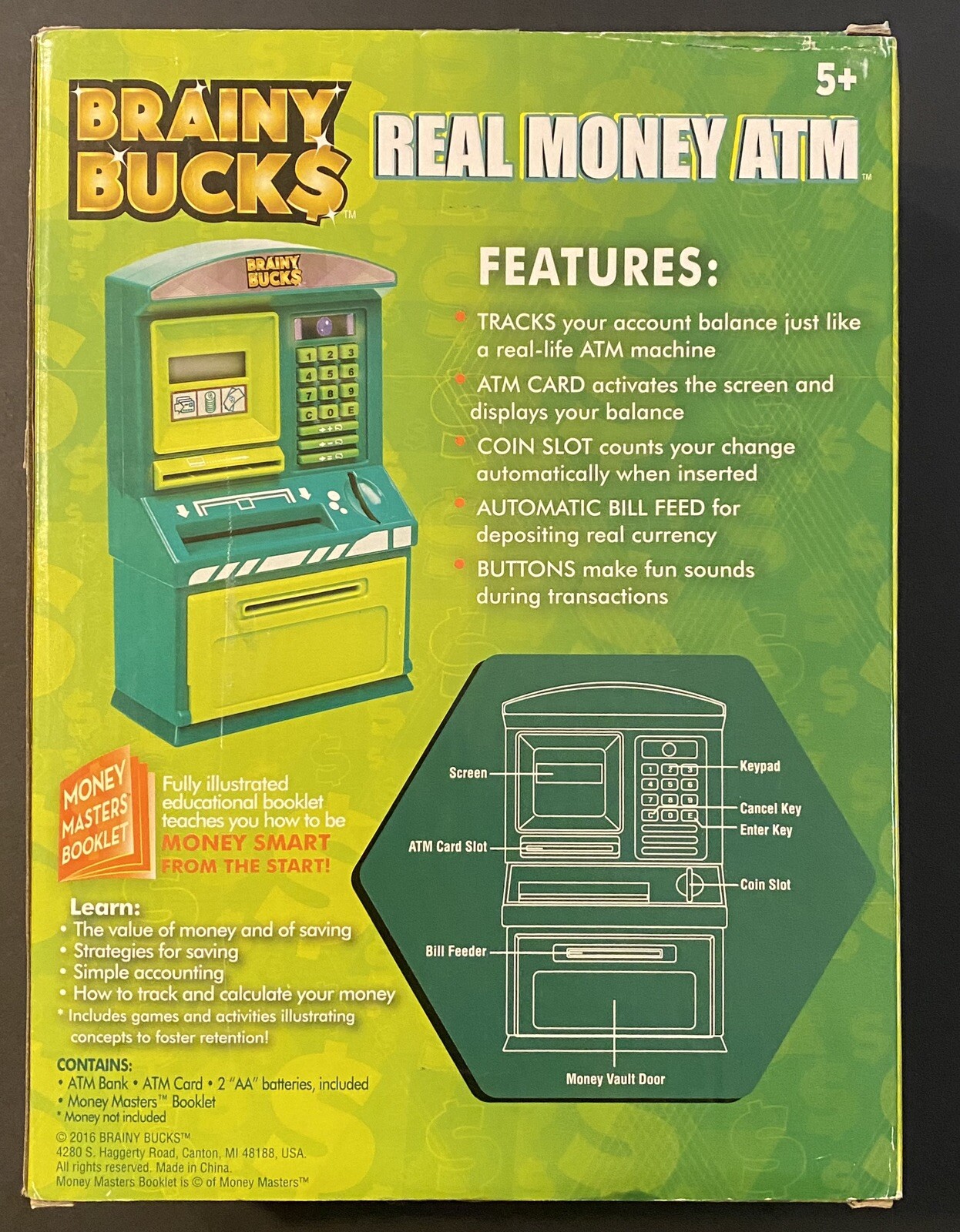 brainy bucks real money atm