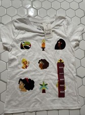 Disney Encanto Girls XS 4/5 White Short Sleeve Tshirt 9840
