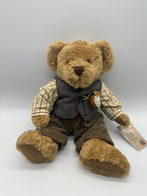 SIR BRADFORD Russ Berrie 13” Teddy Bear Limited Edition COA