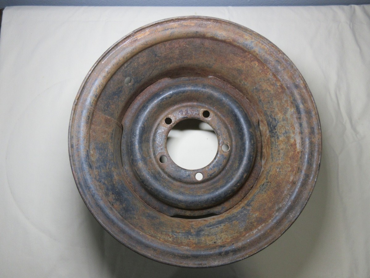 ヴィンテージ Giuliano 黒文字盤 ウェーブケース タンク 1980年代 1 Rare 1970 Kelsey Hayes Jeep Willys CJ5 Renegade Steel Wheel Rim