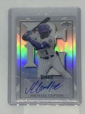 2021 LEAF METAL PERFECT GAME MICHAEL GUPTON AUTO SILVER REFRACTOR