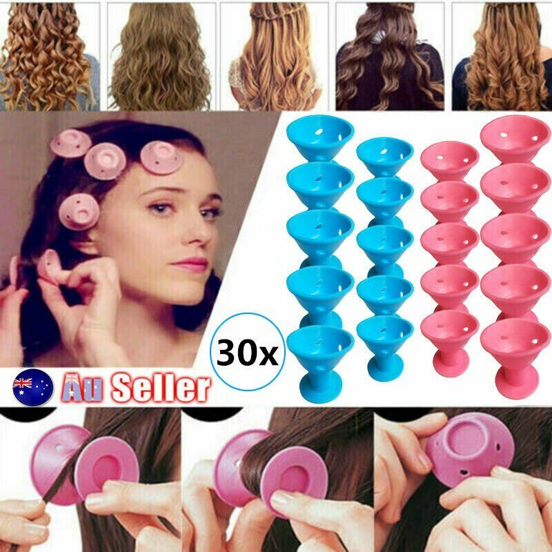 Spoolies Hair Curlers Original Pink, How To Use, Heatless Curlers For  Beautiful Healthy Hair | Diy Hair Rollers Styling Tool, Magic Hair Rollers  Silicone Hair Curlers 