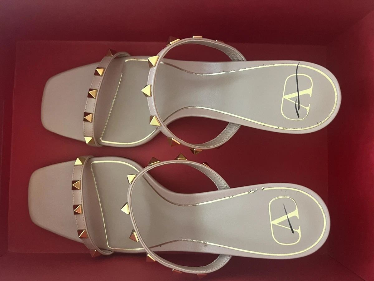 Valentino garavani best sale rockstud slide sandal