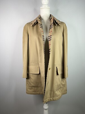 Burberry Ladies Jacket Coat Beige Size 42 (UK 14)