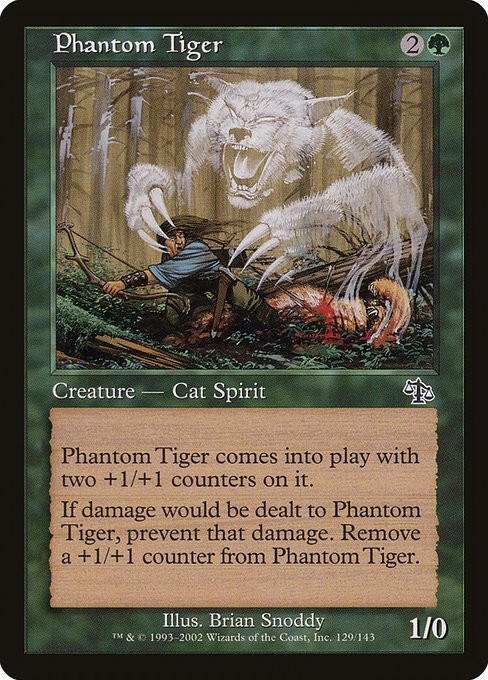 Phantom Tiger 1x FOIL MtG FOIL Judgment SP/NM
