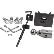 Gooseneck Trailer Hitch GNRK1500, Hook Flat Bed Kit w/ 2-5/16" Ball 30,000 lbs