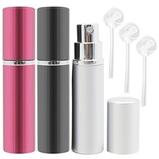Perfume Atomiser Spray Bottle, 3 Pieces Refillable Refilling Travel Size