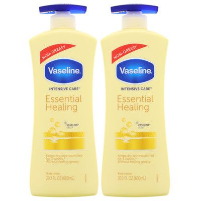 2x Vaseline Intensive Care Essential Healing Bodylotion je 600ml reichhaltig