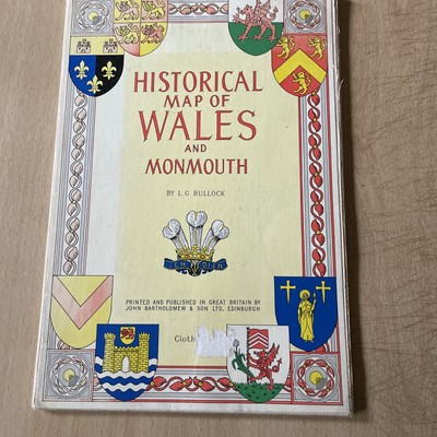 John Bartholomew Historical Map of Wales and Monmouth