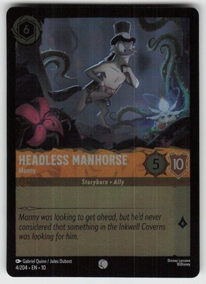 Cold Foil Headless Manhorse - Manny 4/204 Common Whispers in the Well