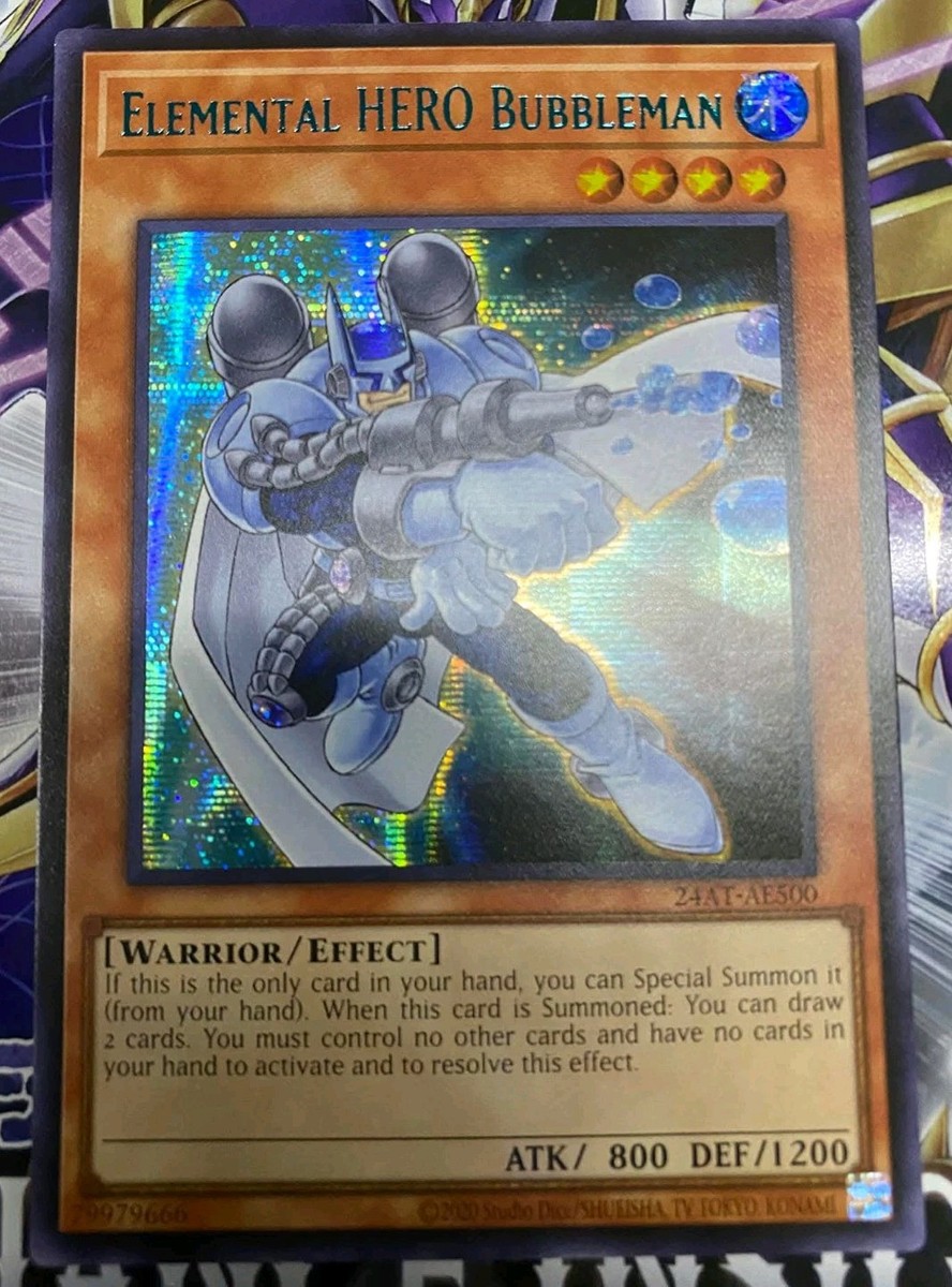E HERO バブルマン E HERO Elemental HERO Bubbl Elemental HERO Bubbleman Card Profile : Official Yu-Gi-Oh! Site