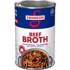 Swanson Gluten-Free Beef Broth, 14.5 Oz Can - Natural Flavor
