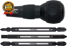 BALL GRIP 1/4" Hex. Bit Interchangeable Screwdriver Bit 3PC