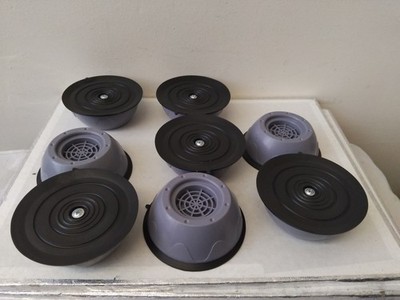 12 Stück Waschmaschine Gerätefüße Gummi Schutz Pads. Siehe Beschreibung. 