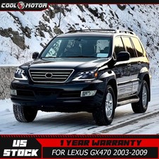 Pair LED Headlights For Lexus GX470 2003-2009 DRL Sequential Turn Front Lamps