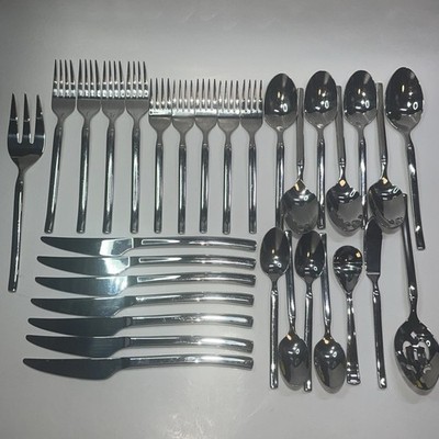 Zwilling JA Henckels TWIN OPUS Pattern 18/10 Stainless Steel Flatware Lot Of 31