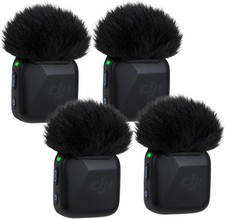 YOUSHARES DJI Mic Mini Wind Muff - 4 PCS Furry Microphone Windscreen for DJI Mi