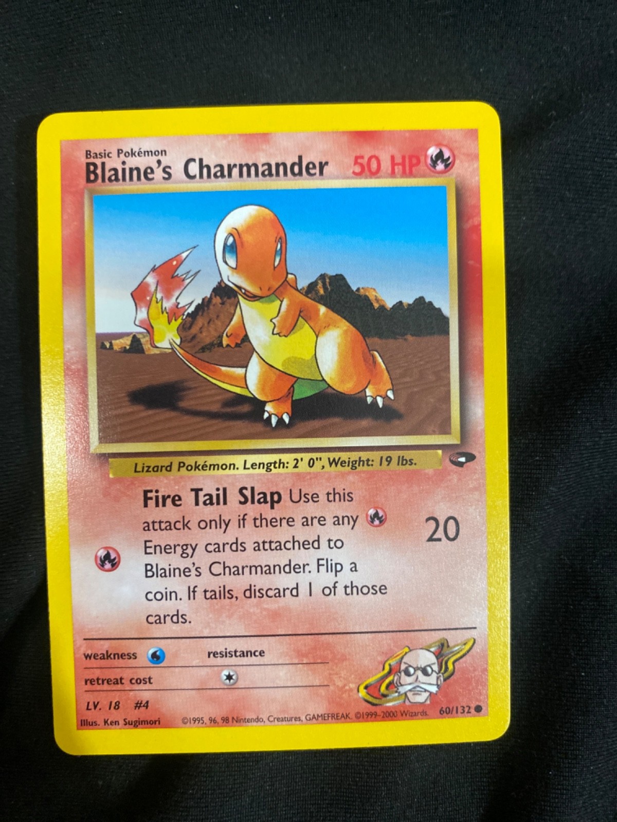 Blaine's Charmander 60/132 Gym Challenge Regular