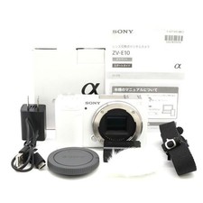 Sony ZV-E10 W VlogCam Body White with Original Box 1081 Shots Used