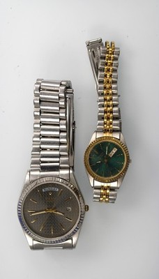 Pulsar Uhr Herren Damen Silber Gold Edelstahl Wr Tag Date Nicht Funktionsfähiges