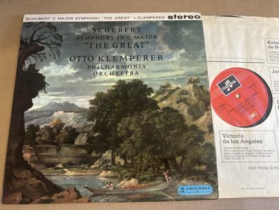 SAX 2397 Schubert Symphony in C Major ''The Great'' Klemperer Philharmonia