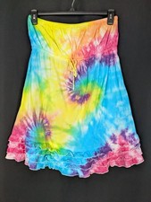 Ralph Lauren Tie Dye, Strapless Women's Mini Dress Sz XL